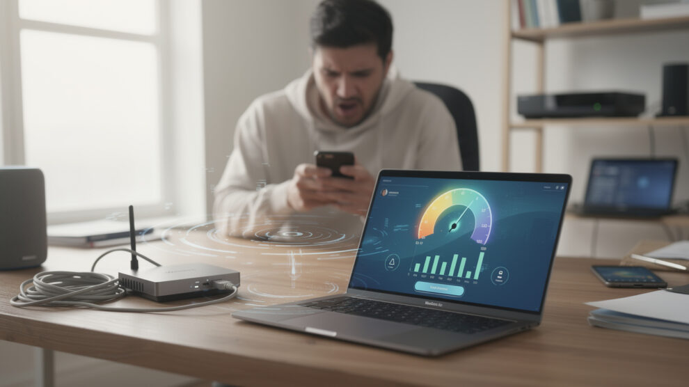 découvrez les raisons pour lesquelles votre connexion internet peut sembler lente malgré un bon résultat au test de débit, et comment améliorer votre expérience en ligne.