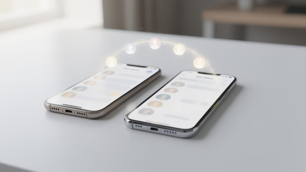 découvrez comment transférer facilement vos contacts d’un téléphone à un autre sans en perdre, que vous changiez d’iphone ou de smartphone android.